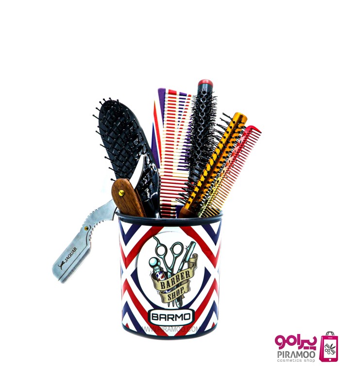 استند پلاستیکی لیوانی ابزار آرایشگاهی