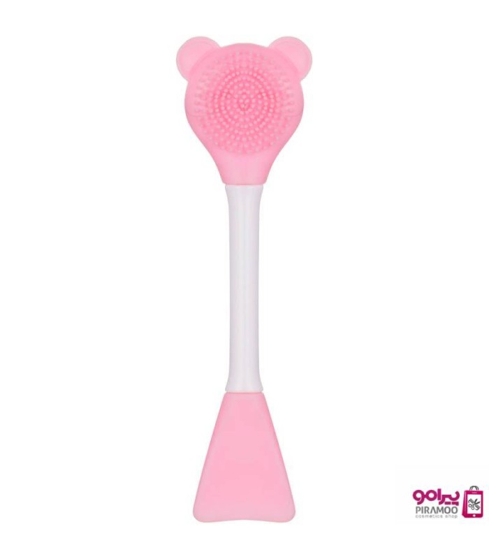 قلم و فیس براش ماسک سیلیکونی دوطرفه