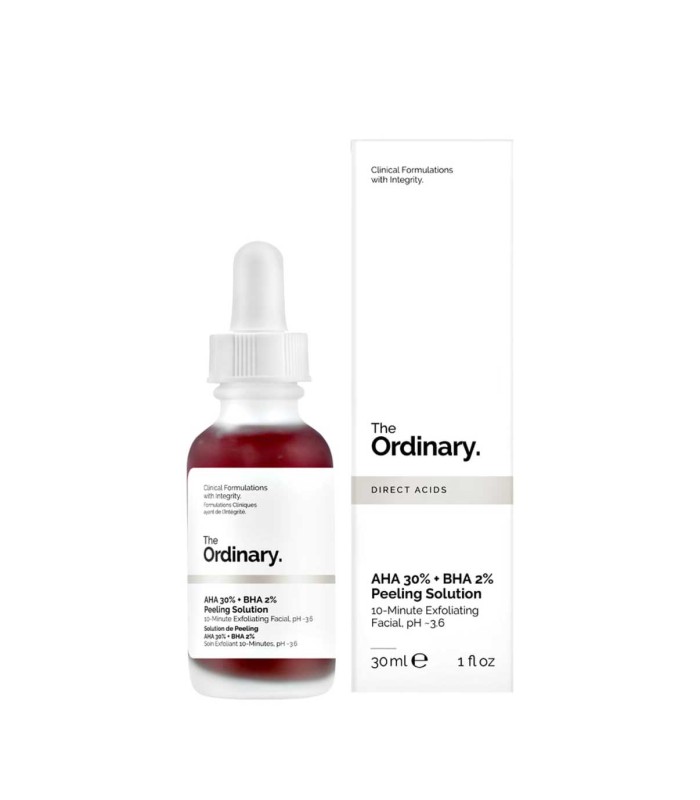 سرم لایه بردار پیلینگ سلوشن AHA 30% + BHA 2% دی اوردینری اصلی 30 میل کد: PR-2107