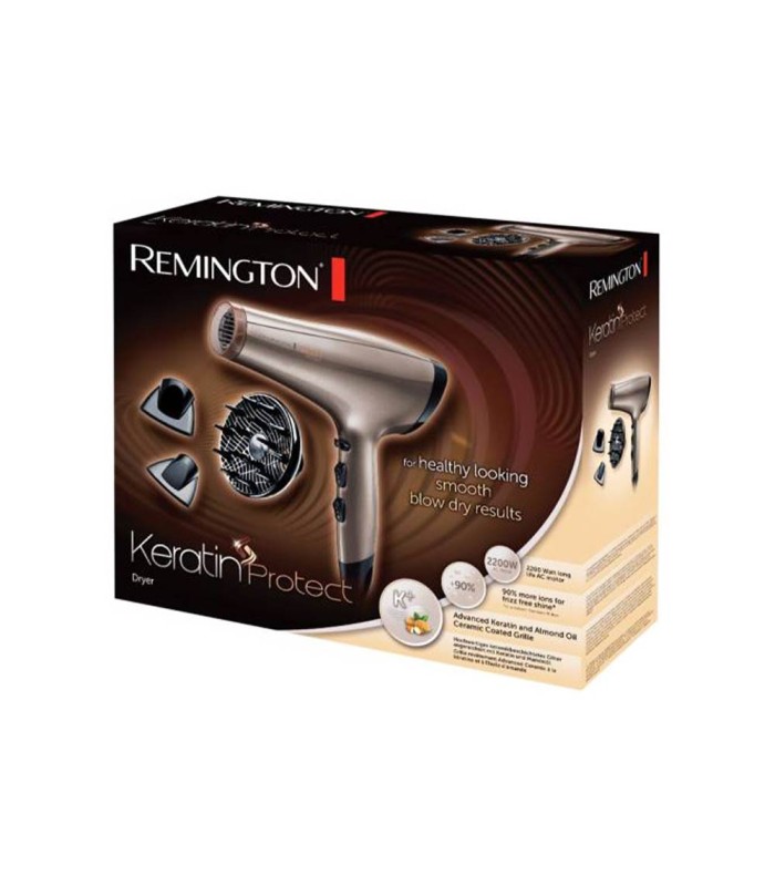 سشوار مو رمینگتون 2200W بژ مدل : AC8002