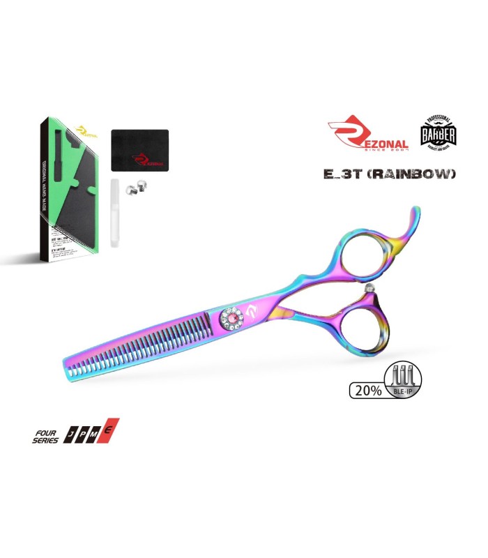 قیچی پیتاژ هفت رنگ 6 اینچ اکونومی رزونال کد: E-3T