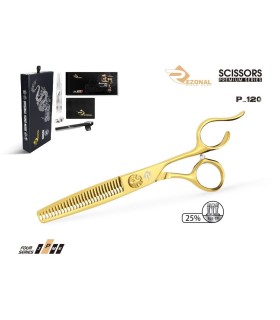 قیچی پیتاژ بدون شیار طلایی 6.0 اینچ رزونال کد P-120