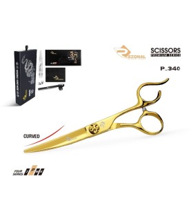 قیچی کات طلایی  6.0 اینچ تیغه منحنی رزونال کد: P-340