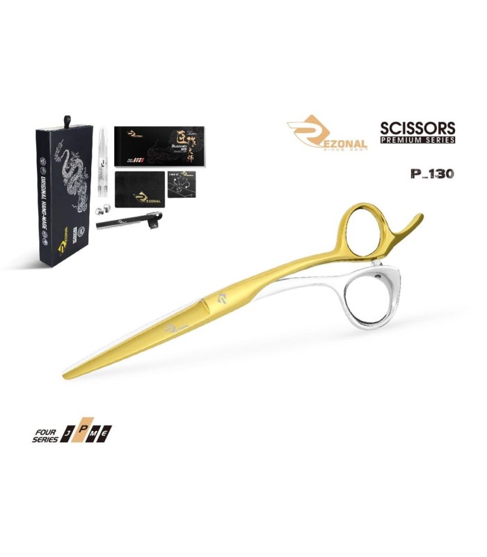 قیچی کات 5.5 اینچ طلایی استیل رزونال کد: P-130