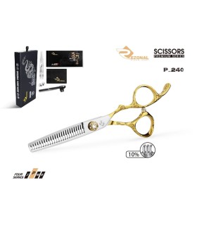 قیچی پیتاژ بدون شیار طلایی 5.5اینچ رزونال مدل REZONAL RL-240