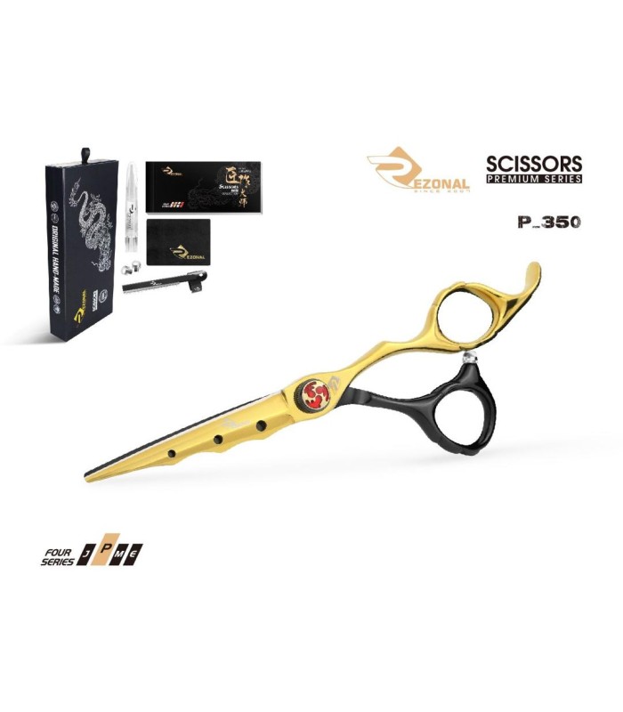 قیچی کات طلایی مشکی 5.5اینچ رزونال مدل REZONAL RL-350