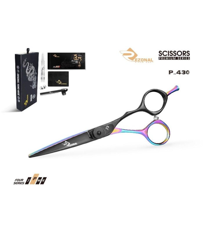 قیچی کات مشکی هفت رنگ 5.5 اینچ رزونال کد: P-430