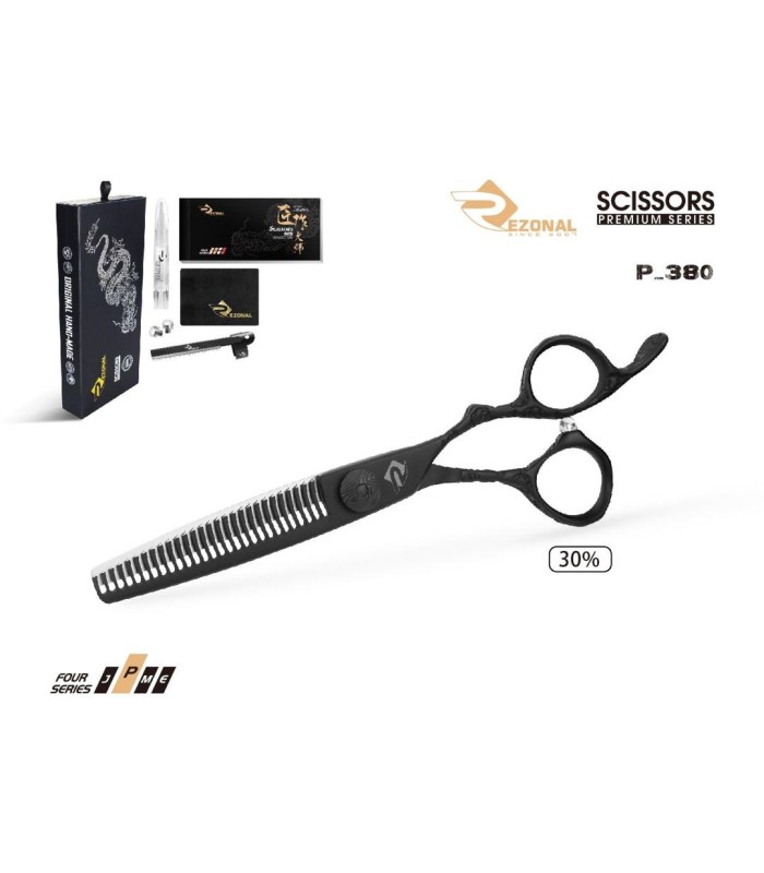 قیچی پیتاژ بدون شیار مشکی مات 6 اینچ  رزونال کد: P-380