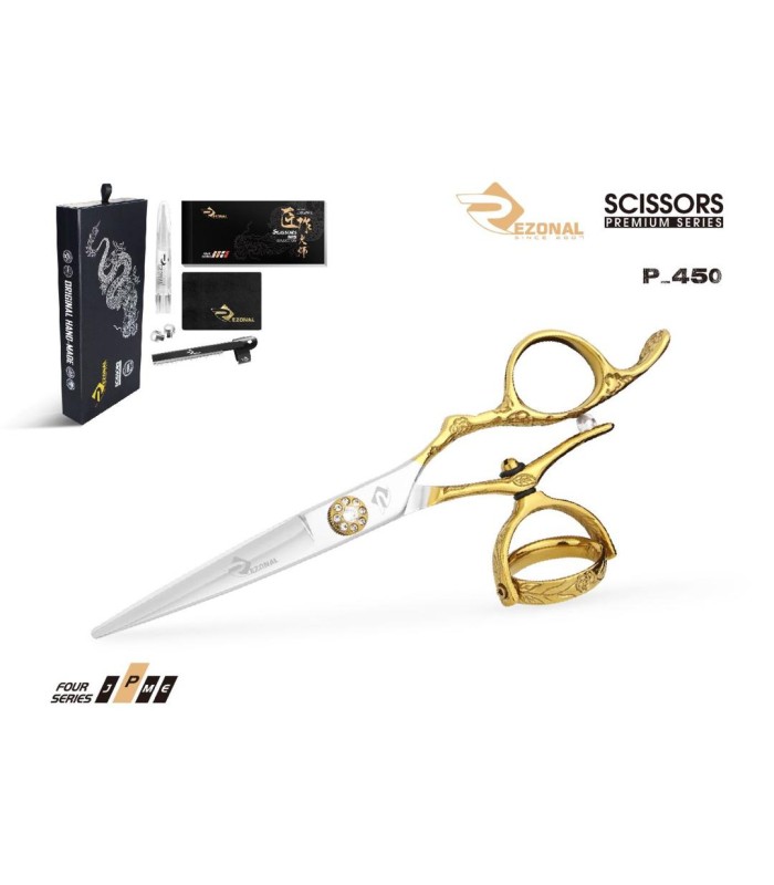 قیچی کات طلایی 5.5 اینچ دسته گردان رزونال مدل REZONAL RL-450