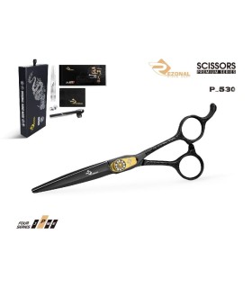 قیچی کات مشکی طلایی 6 اینچ رزونال کد: P-530