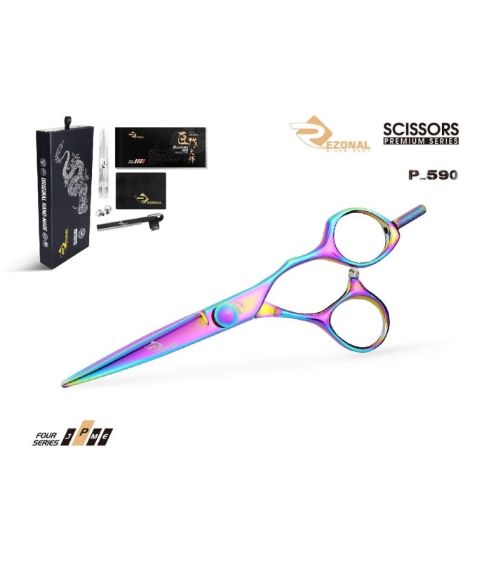 قیچی کات هفت رنگ 5.5 اینچ رزونال کد: P-590