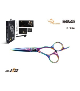 قیچی کات استیل 5 اینچ پریمیوم هفت رنگ رزونال کد : P_790