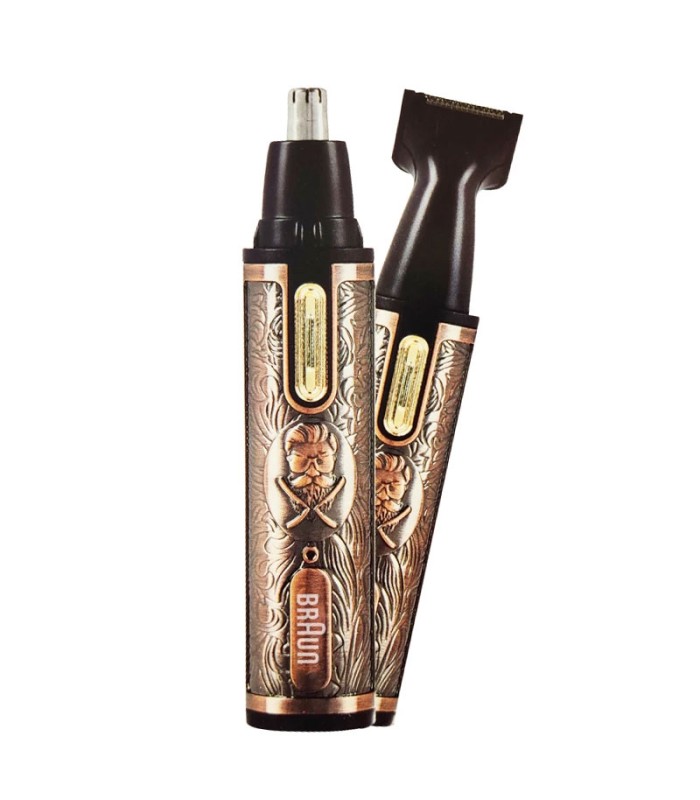 موزن دوکاره گوش و بینی بدنه کنده کاری براون مدل BR-209