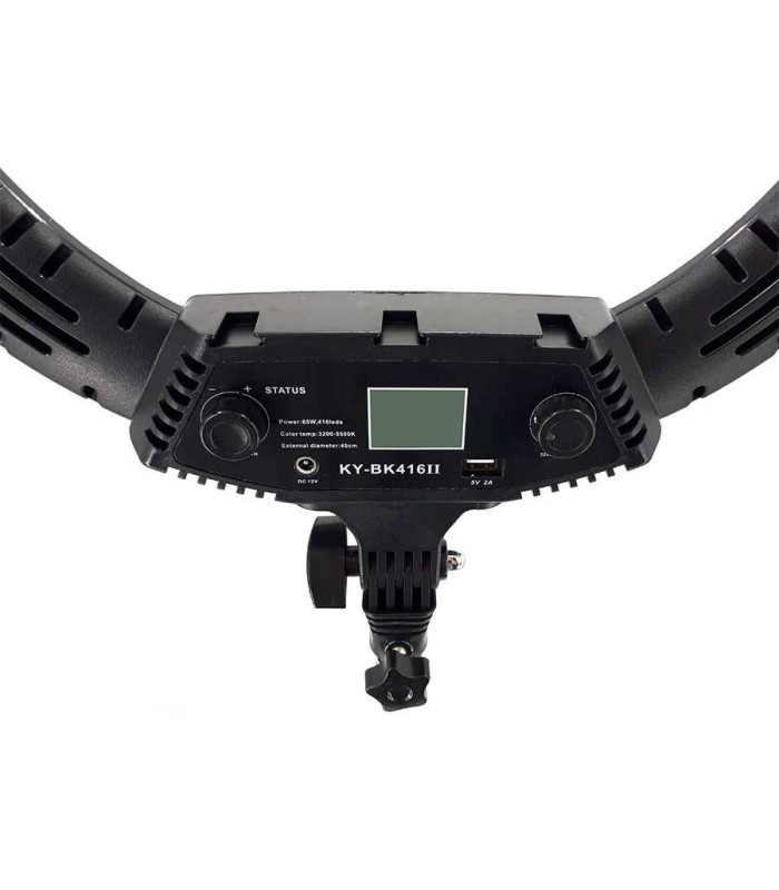 رینگ لایت ریموت دار 96 وات مدل :  RING LIGHT KY-BK416