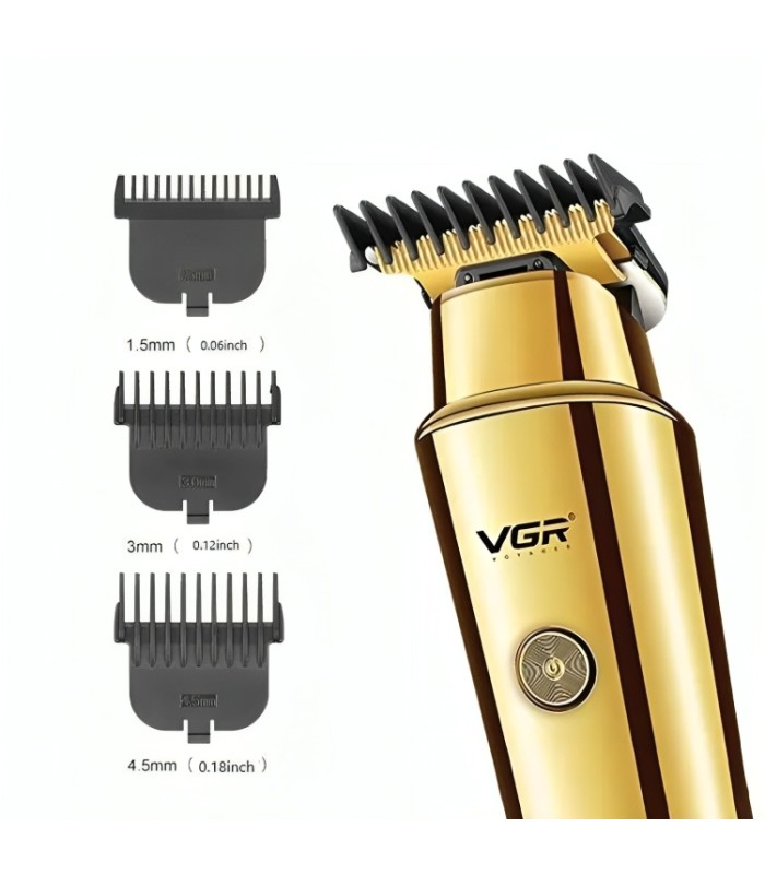 ماشین اصلاح سر و صورت خط زن طلایی وی جی آر مدل VGR V-947