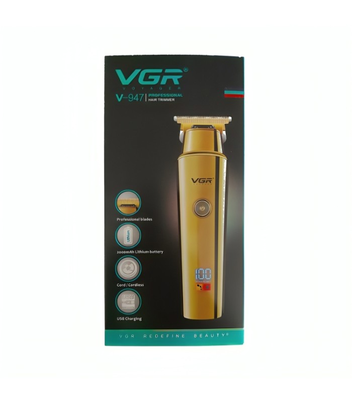 ماشین اصلاح سر و صورت خط زن طلایی وی جی آر مدل VGR V-947