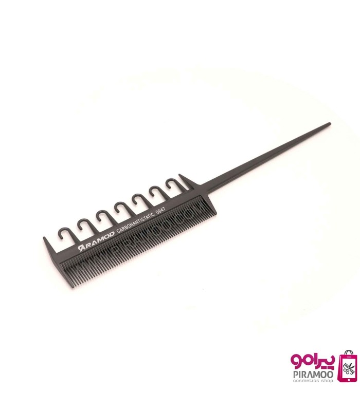 شانه کربن مشکی دم باریک آرامد مدل  0947 ARAMOD