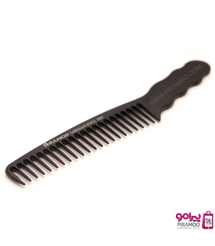 شانه کربن مشکی دسته دار آرامد مدل  0541 ARAMOD