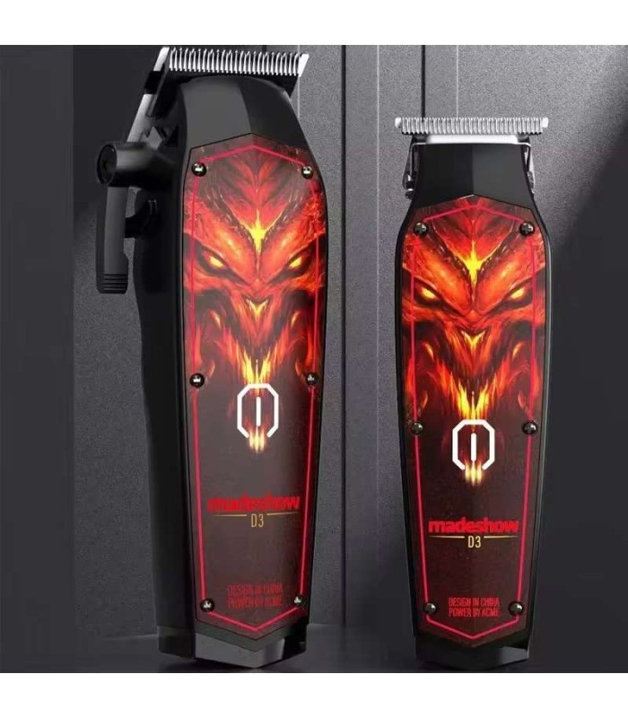 ست ماشین اصلاح سر و صورت حجم زن و خط زن میدشو طرح دار مدل: D3