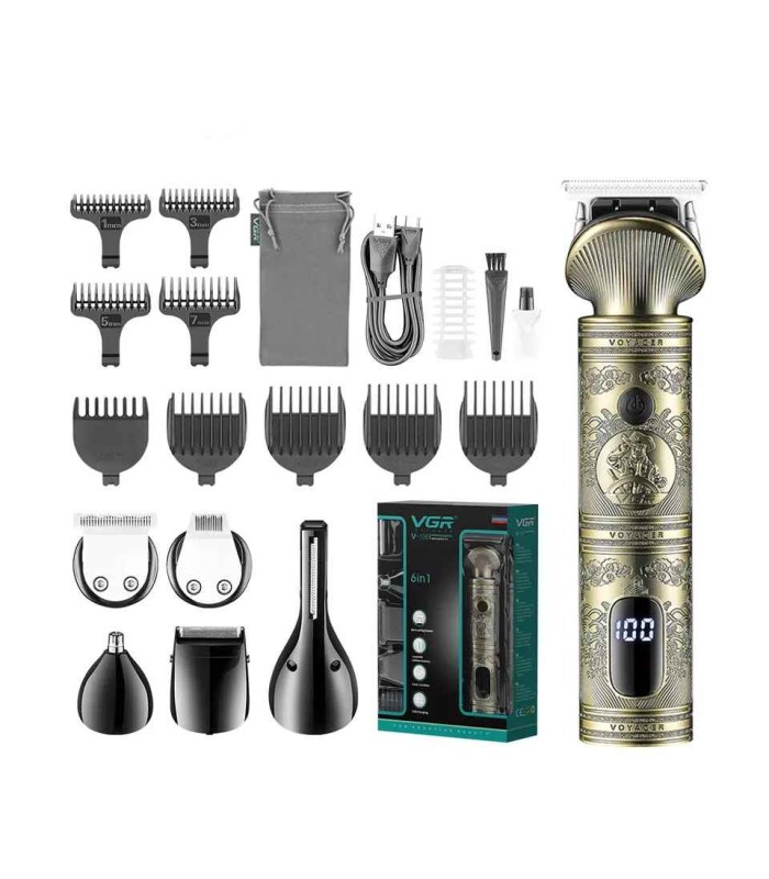 ماشین اصلاح سر و صورت 6 در 1 وی جی آر مدل VGR V-106