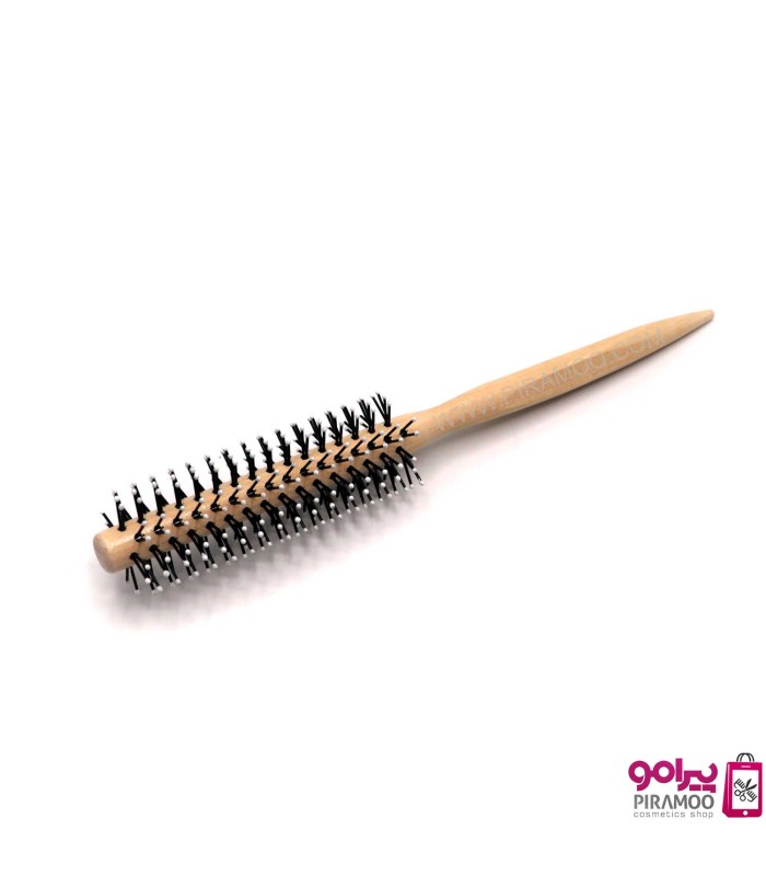 برس گرد چوبی دونه سفید کد PR-386