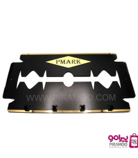 چوب لباسی آرایشگاهی طرح تیغ پی مارک کد : PR-2347