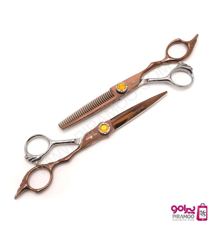 ست قیچی کات و پیتاژ 6 اینچ مسی استیل الکساندر دیتیلر کد : M222N