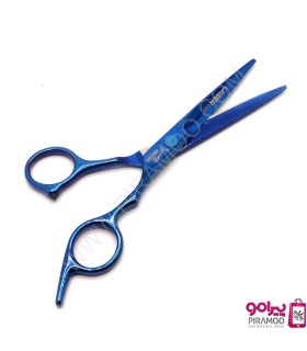 ست قیچی کات و پیتاژ 6 اینچ آبی جگوار لیسر کات کد : M105N