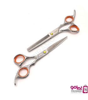 ست قیچی کات و پیتاژ 6 اینچ استیل تایگر گلکسی کد : M106N