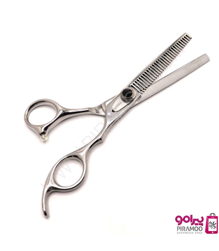 ست قیچی کات و پیتاژ 6 اینچ استیل تایگر دیاموند کات کد : M113N