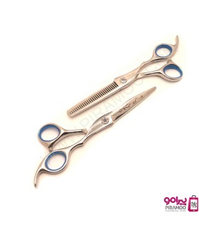 ست قیچی کات و پیتاژ 6 اینچ استیل تایگر آلفا کات کد : M115N