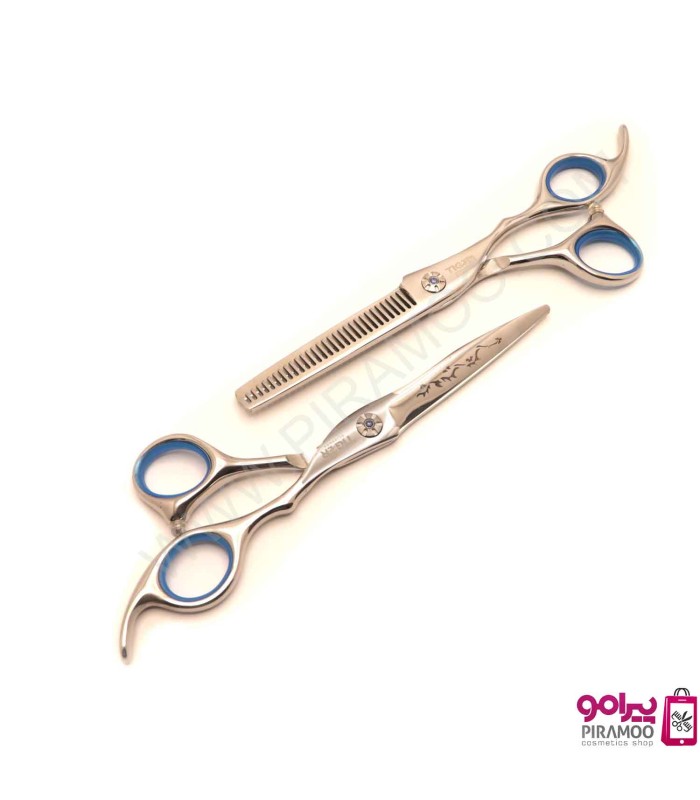 ست قیچی کات و پیتاژ 6 اینچ استیل تایگر آلفا کات کد : M115N