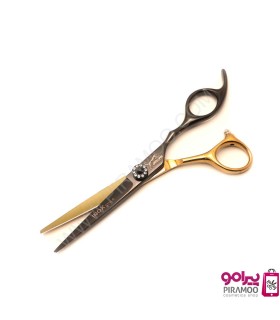 قیچی کات 6 اینچ مشکی جگوار اینوکس استایل کد : M102N