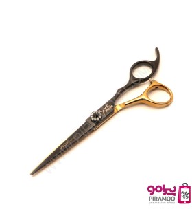 قیچی کات 6 اینچ مشکی جگوار اینوکس استایل کد : M102N