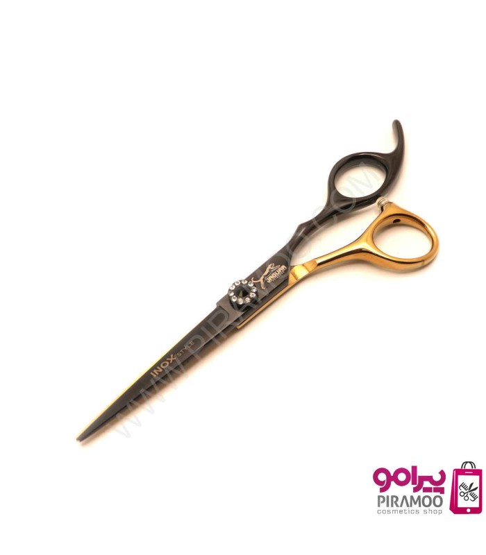 قیچی کات 6 اینچ مشکی جگوار اینوکس استایل کد : M102N