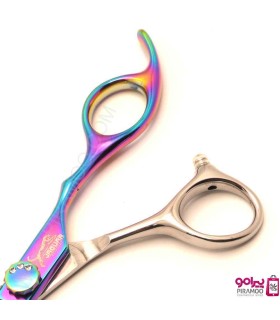 قیچی کات 6 اینچ استیل هفت رنگ جگوار کد : M104N