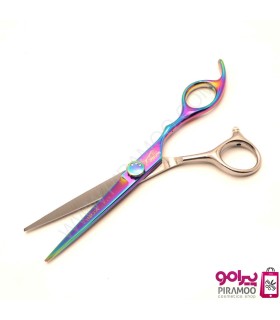 قیچی کات 6 اینچ استیل هفت رنگ جگوار کد : M104N