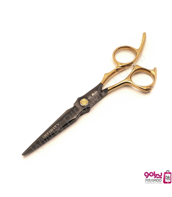 قیچی کات 6 اینچ مشکی طلایی الکساندر اینفینیت کات کد : M206NB