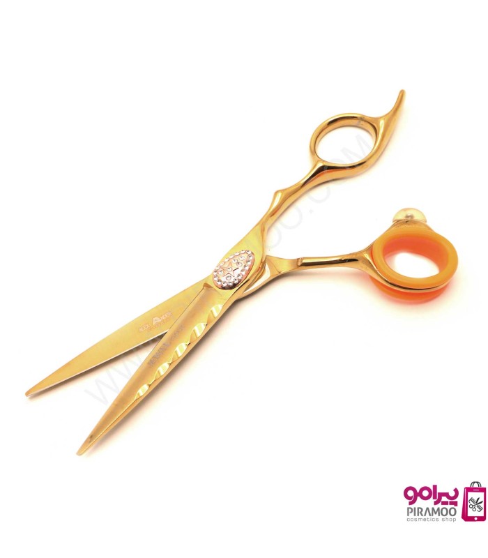 قیچی کات 6 اینچ طلایی الکساندر جوال استایل کد : M207N
