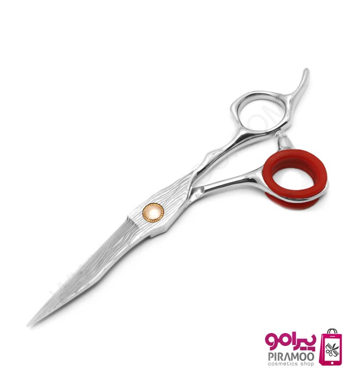 قیچی کات 6 اینچ استیل طرح دار الکساندر کد : M214N