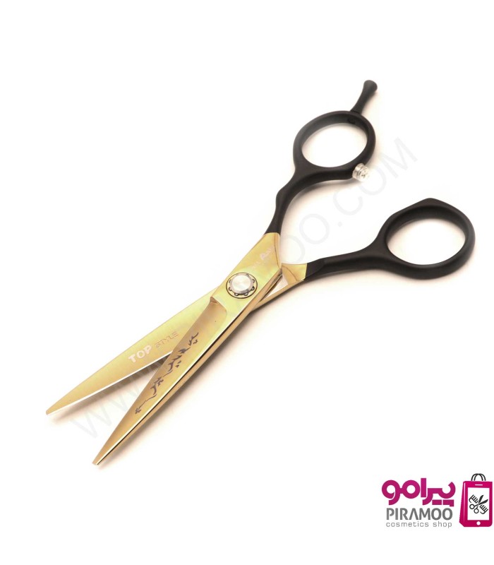 قیچی کات 5.5 اینچ طلایی دسته مشکی الکساندر کد : M218N