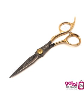 قیچی کات 6 اینچ مشکی طلایی الکساندر اکستریم استایل کد : M223N