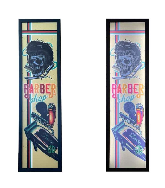 تابلو آرایشگری بک لایت دار کد : PR-783