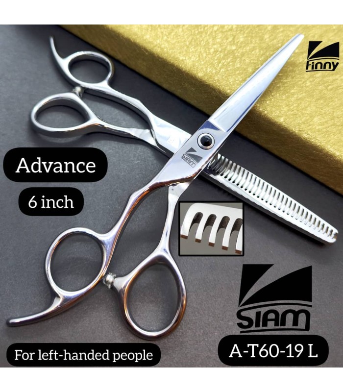 ست قیچی کات و پیتاژ 6 اینچ چپ دست استیل صیام (فینی) کد: A-T60-19 L