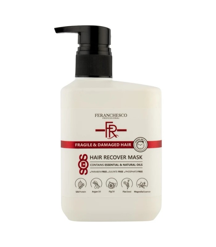 ماسک موی بدون آبکشی ترمیم کننده مو های آسیب دیده فرانچسکو 500 میل کد: PR-2548