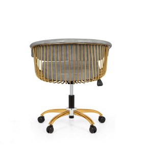 صندلی تابوره چرخ دار آرایشگاهی کد: PT-480GC