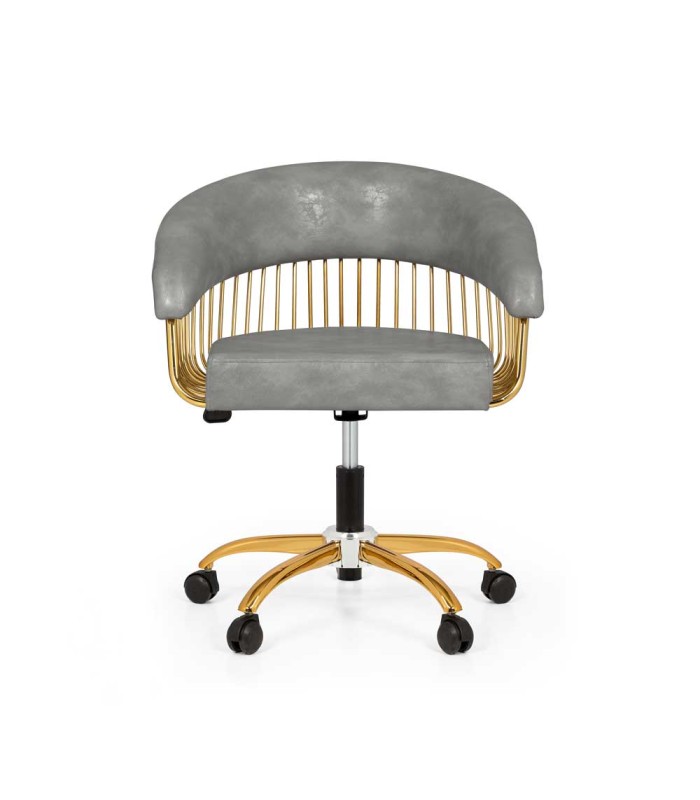 صندلی تابوره چرخ دار آرایشگاهی کد: PT-480GC