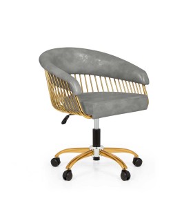 صندلی تابوره چرخ دار آرایشگاهی کد: PT-480GC