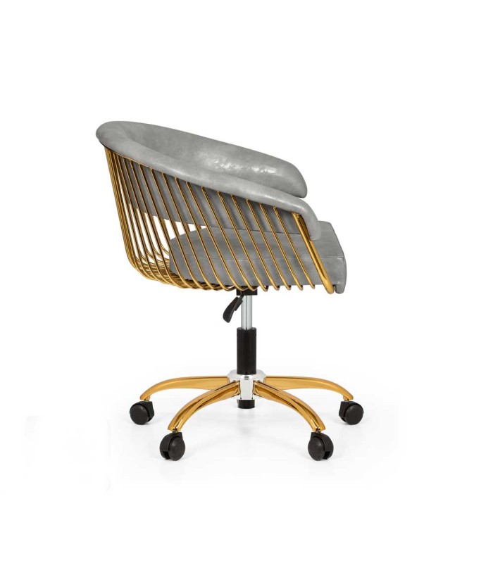 صندلی تابوره چرخ دار آرایشگاهی کد: PT-480GC