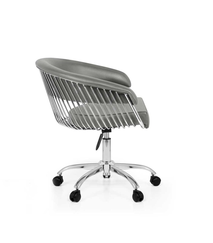 صندلی تابوره چرخ دار آرایشگاهی کد: PT-480SC